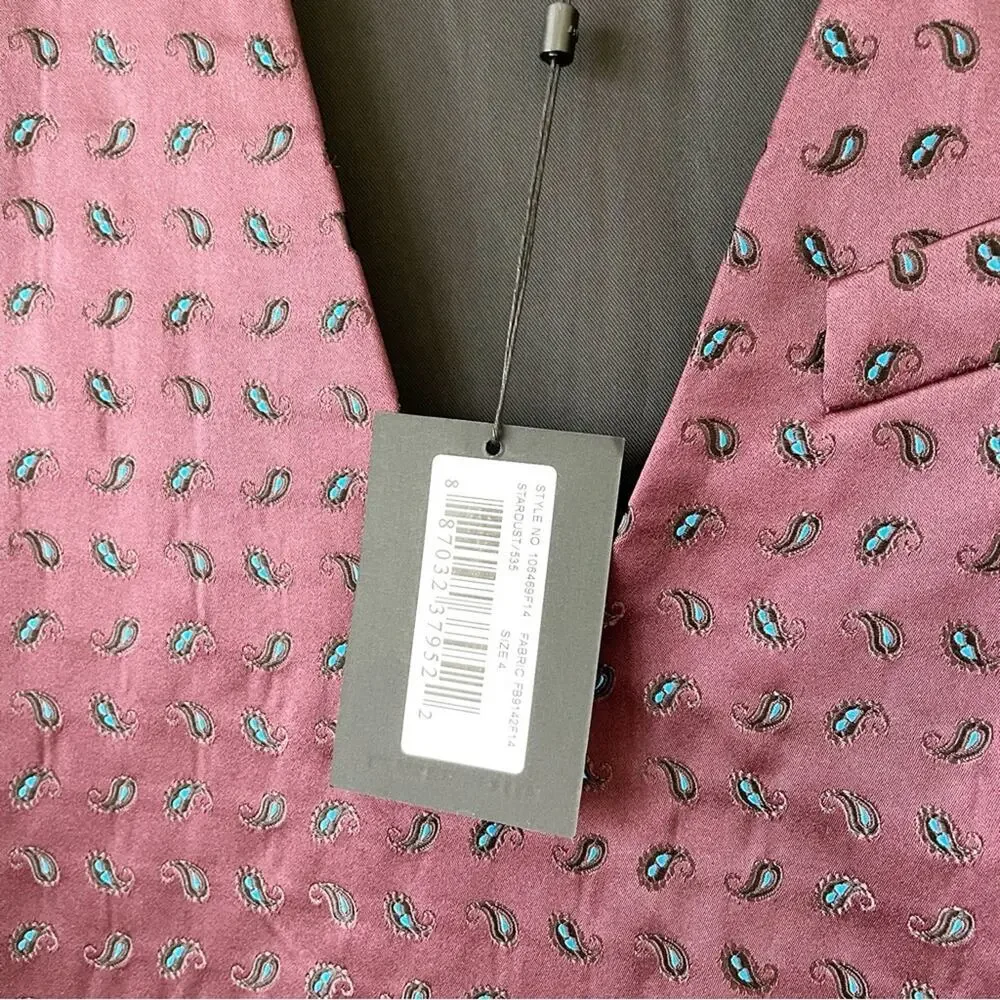 Alexander Wang Micro Paisley Tunic Silk-Blend Mini Dress 4 NWT Quiet Luxury FW13 - Picture 7 of 10